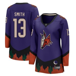 Nathan Smith Women's Fanatics Branded Arizona Coyotes Breakaway Purple 2020/21 Special Edition Jersey