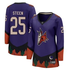Thomas Steen Women's Fanatics Branded Arizona Coyotes Breakaway Purple 2020/21 Special Edition Jersey