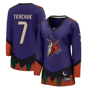 Keith Tkachuk Women's Fanatics Branded Arizona Coyotes Breakaway Purple 2020/21 Special Edition Jersey