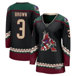 Josh Brown Women's Fanatics Branded Arizona Coyotes Breakaway Black 2021/22 Home Jersey