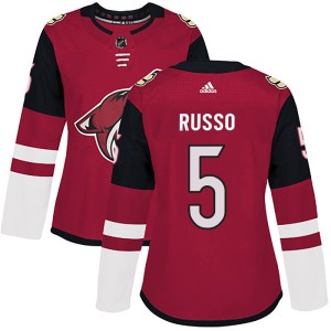 Robbie Russo Women's Adidas Arizona Coyotes Authentic Maroon Home Jersey