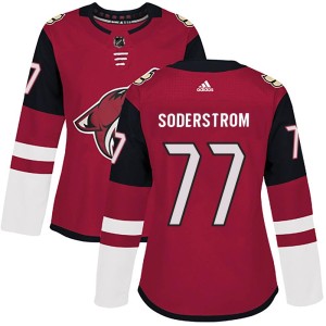 Victor Soderstrom Women's Adidas Arizona Coyotes Authentic Maroon Home Jersey