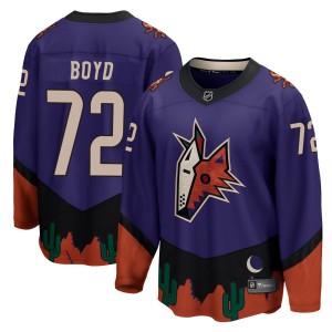 Travis Boyd Men's Fanatics Branded Arizona Coyotes Breakaway Purple 2020/21 Special Edition Jersey