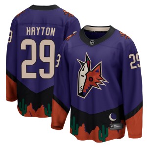Barrett Hayton Men's Fanatics Branded Arizona Coyotes Breakaway Purple 2020/21 Special Edition Jersey