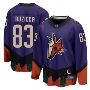 Adam Ruzicka Men's Fanatics Branded Arizona Coyotes Breakaway Purple 2020/21 Special Edition Jersey