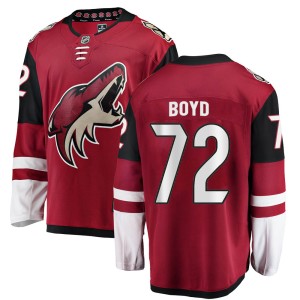 Travis Boyd Men's Fanatics Branded Arizona Coyotes Breakaway Red Home Jersey