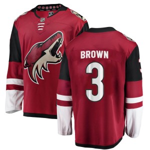 Josh Brown Men's Fanatics Branded Arizona Coyotes Breakaway Red Home Jersey