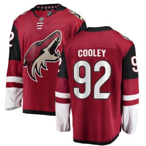 Logan Cooley Men's Fanatics Branded Arizona Coyotes Breakaway Red Home Jersey