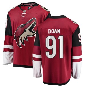 Josh Doan Men's Fanatics Branded Arizona Coyotes Breakaway Red Home Jersey