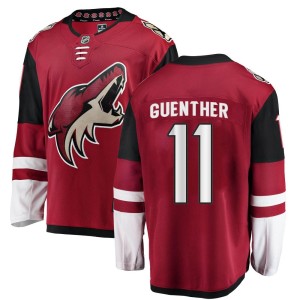 Dylan Guenther Men's Fanatics Branded Arizona Coyotes Breakaway Red Home Jersey