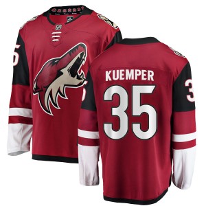 Darcy Kuemper Men's Fanatics Branded Arizona Coyotes Authentic Red Home Jersey