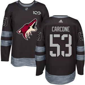 Michael Carcone Youth Arizona Coyotes Authentic Black 1917-2017 100th Anniversary Jersey