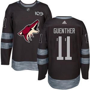 Dylan Guenther Youth Arizona Coyotes Authentic Black 1917-2017 100th Anniversary Jersey
