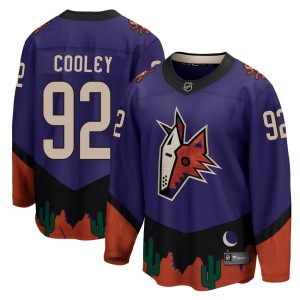 Logan Cooley Youth Fanatics Branded Arizona Coyotes Breakaway Purple 2020/21 Special Edition Jersey