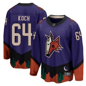 Patrik Koch Youth Fanatics Branded Arizona Coyotes Breakaway Purple 2020/21 Special Edition Jersey