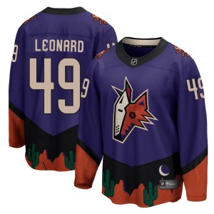 John Leonard Youth Fanatics Branded Arizona Coyotes Breakaway Purple 2020/21 Special Edition Jersey