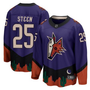 Thomas Steen Youth Fanatics Branded Arizona Coyotes Breakaway Purple 2020/21 Special Edition Jersey