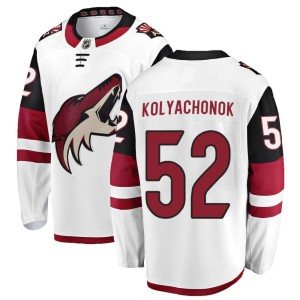 Vladislav Kolyachonok Youth Fanatics Branded Arizona Coyotes Breakaway White Away Jersey
