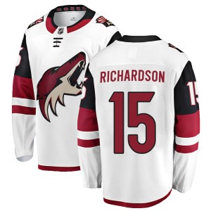 Brad Richardson Youth Fanatics Branded Arizona Coyotes Authentic White Away Jersey