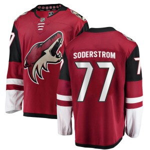 Victor Soderstrom Youth Fanatics Branded Arizona Coyotes Breakaway Red Home Jersey