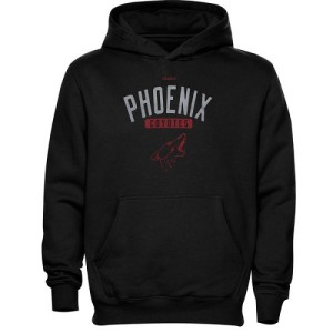 Youth Reebok Arizona Coyotes Black Men's Phoenix Acquisition Fleece Pullover Hoodie -