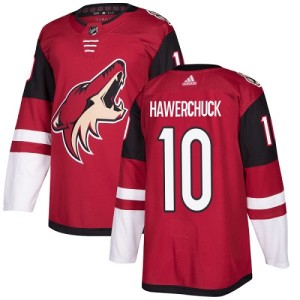 Dale Hawerchuck Youth Adidas Arizona Coyotes Authentic Red Burgundy Home Jersey