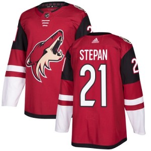 Derek Stepan Youth Adidas Arizona Coyotes Authentic Red Burgundy Home Jersey