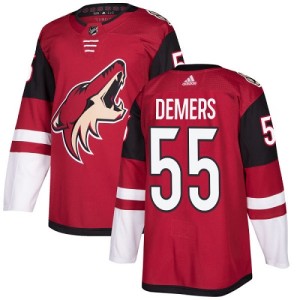 Jason Demers Youth Adidas Arizona Coyotes Authentic Red Burgundy Home Jersey