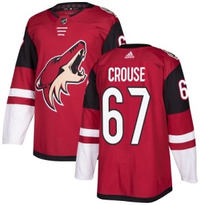 Lawson Crouse Youth Adidas Arizona Coyotes Authentic Red Burgundy Home Jersey