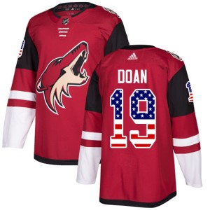 Shane Doan Youth Adidas Arizona Coyotes Authentic Red USA Flag Fashion Jersey