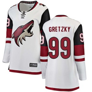 Wayne Gretzky Women's Fanatics Branded Arizona Coyotes Authentic White Away Jersey