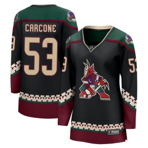 Michael Carcone Women's Fanatics Branded Arizona Coyotes Breakaway Black 2021/22 Home Jersey