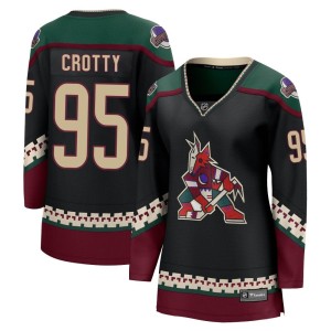 Cameron Crotty Women's Fanatics Branded Arizona Coyotes Breakaway Black 2021/22 Home Jersey