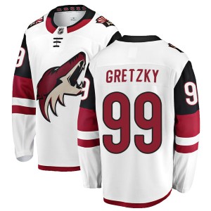 Wayne Gretzky Youth Fanatics Branded Arizona Coyotes Authentic White Away Jersey