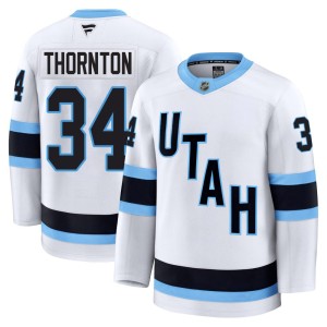 Anson Thornton Youth Fanatics Utah Mammoth Premium White Away Jersey