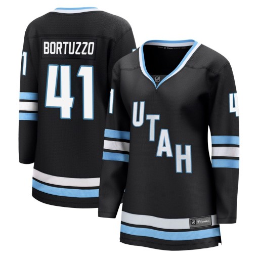 Robert Bortuzzo Women's Fanatics Utah Mammoth Breakaway Black Home Jersey