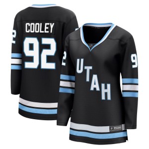 Logan Cooley Women's Fanatics Utah Mammoth Breakaway Black Home Jersey