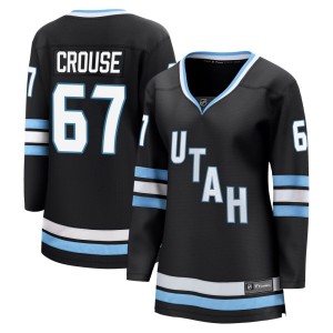Lawson Crouse Women's Fanatics Utah Mammoth Breakaway Black Home Jersey