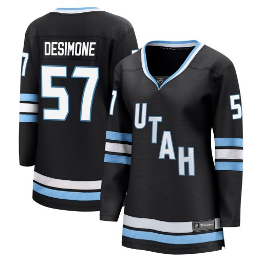 Nick DeSimone Women's Fanatics Utah Mammoth Breakaway Black Home Jersey