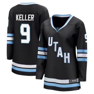 Clayton Keller Women's Fanatics Utah Mammoth Breakaway Black Home Jersey
