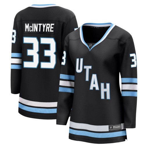 Colten McIntyre Women's Fanatics Utah Mammoth Breakaway Black Home Jersey