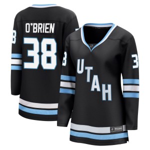 Liam O'Brien Women's Fanatics Utah Mammoth Breakaway Black Home Jersey