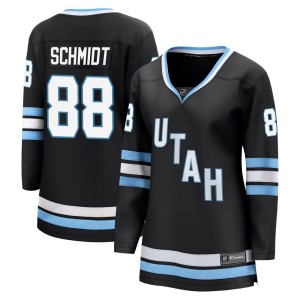 Nate Schmidt Women's Fanatics Utah Mammoth Breakaway Black Home Jersey