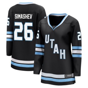 Dmitri Simashev Women's Fanatics Utah Mammoth Breakaway Black Home Jersey