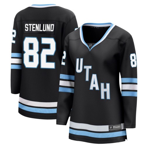 Kevin Stenlund Women's Fanatics Utah Mammoth Breakaway Black Home Jersey
