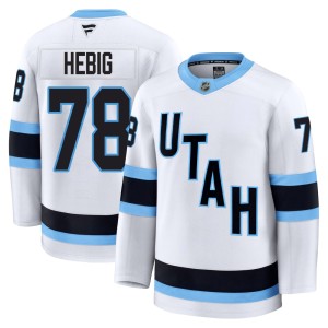 Cameron Hebig Men's Fanatics Utah Mammoth Premium White Away Jersey
