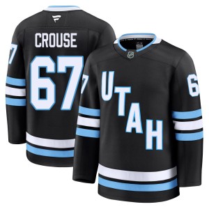 Lawson Crouse Youth Fanatics Utah Mammoth Premium Black Home Jersey