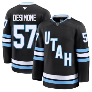 Nick DeSimone Youth Fanatics Utah Mammoth Premium Black Home Jersey