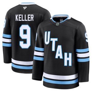 Clayton Keller Youth Fanatics Utah Mammoth Premium Black Home Jersey