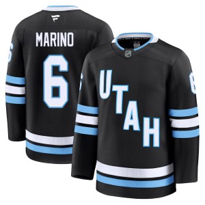 John Marino Youth Fanatics Utah Mammoth Premium Black Home Jersey